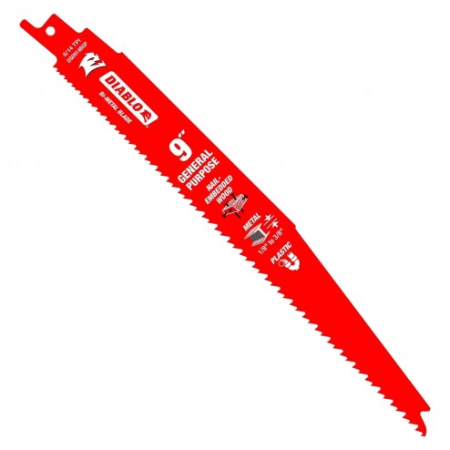 9¨ RECIP SAW BLADE GENERAL PURPOSE 9¨ RECIP SAW BLADE GENERAL PURPOSE